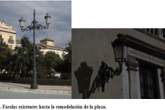 Antiguas farolas Plaza F6